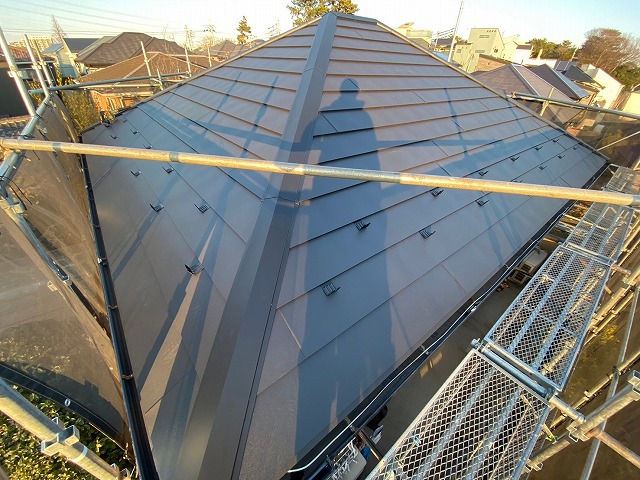 横暖ルーフαｓ　屋根カバー工事